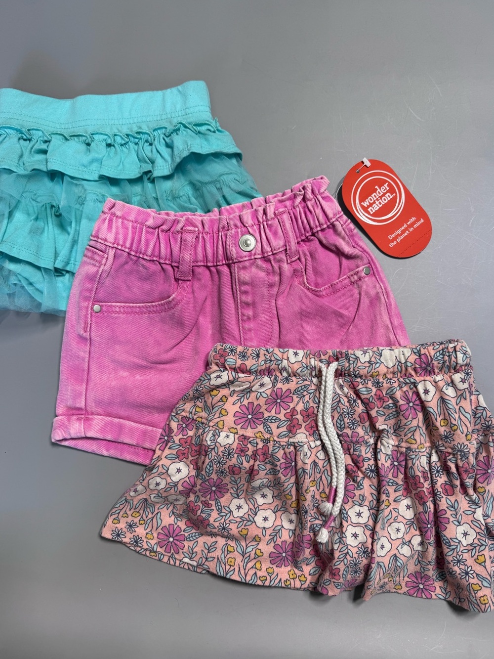 💜3/$15 Toddler Skorts & Shorts | Wonder Nation, Cat & Jack, Garanimals - Size 2T